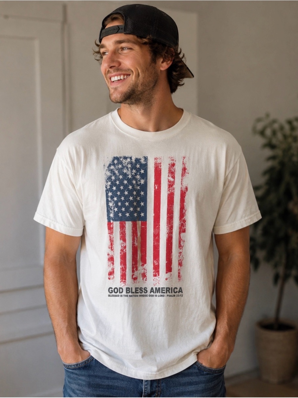 God Bless America tshirt size large